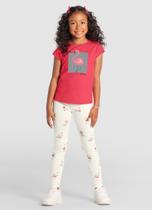 Conjunto Infantil Menina Blusa e Legging Flamingo Brandili Conjunto Infantil Menina Blusa e Legging Flamingo Brandili