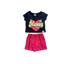 Conjunto Infantil Menina Blusa E Short - Marlan