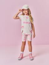 Conjunto infantil menina blusa e shorts ciclista believe 12744 cinti Conjunto infantil menina blusa e shorts ciclista believe 12744 cinti