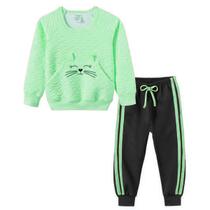 Conjunto Infantil Menina Blusa Matelasse Calça Jogger Moleto