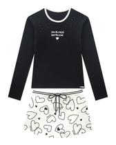 Conjunto Infantil Menina Blusa/Short-Saia Moletom Somnii Conjunto Infantil Menina Blusa/Short-Saia Moletom Somnii