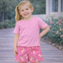 Conjunto Infantil Menina Blusa Texturizada e Shorts Estampado em Poliéster 4YOU- Cativa Tamanho:4Cor:Rosa Conjunto Infantil Menina Blusa Texturizada e Shorts Estampado em Poliéster 4YOU- Cativa Tamanho:4Cor:Rosa