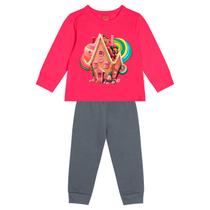 Conjunto Infantil Menina Blusão e Calça Moletom Apeluciado Conjunto Infantil Menina Blusão e Calça Moletom Apeluciado