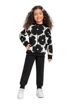 Conjunto Infantil Menina Blusão e Calça Moletom Bee Loop