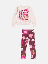 Conjunto Infantil Menina Blusão Manga Longa/Legging Bimbi Conjunto Infantil Menina Blusão Manga Longa/Legging Bimbi