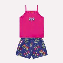 Conjunto Infantil Menina Borboletas 1001307 Cor:RosaTamanho:14