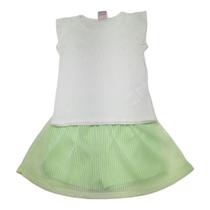 Conjunto infantil menina brandili blusa+ saia tam 1-2-3