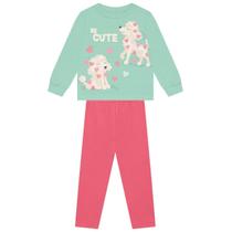 Conjunto infantil menina cachorrinhos com glitter Brandili Conjunto infantil menina cachorrinhos com glitter Brandili