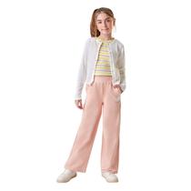 Conjunto Infantil Menina Calça Malha Blusa Cardigan 1027