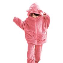 Conjunto Infantil Menina Carneirinho Fleece Inverno Rosa