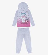 Conjunto Infantil Menina Caticorn Select Cinza