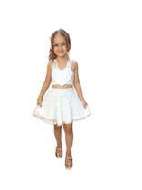 Conjunto Infantil Menina Criança Natal Ano Novo Festas