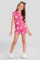 Conjunto infantil menina de coqueiros Brandili Conjunto infantil menina de coqueiros Brandili