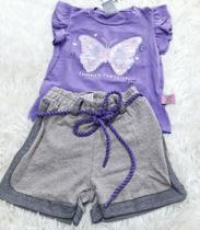 Conjunto infantil menina diversos alakazoo angerô 1 ano