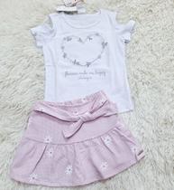 Conjunto infantil menina diversos alakazoo angerô 2 anos