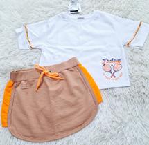 Conjunto Infantil menina Diversos Alakazoo , ANGERÔ , ONDA MARINHA 8 Anos