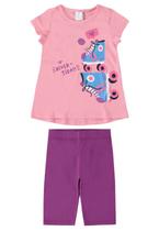 Conjunto Infantil Menina Divertida Malwee Kids Rosa 109349