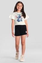 Conjunto infantil menina do Stitch Brandili 12