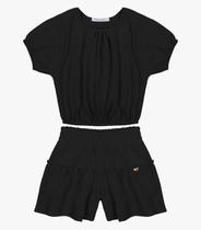 Conjunto Infantil Menina Em Air Flow Trick Nick Preto