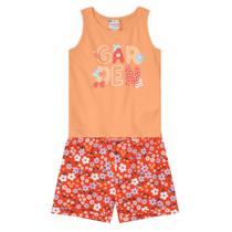 Conjunto infantil menina em malha Brandili