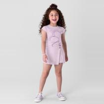 Conjunto infantil menina em malha Brandili