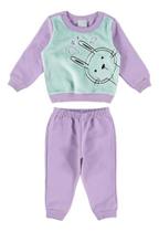 Conjunto Infantil Menina Em Moletom Feminino Criança Malwee Conjunto Infantil Menina Em Moletom Feminino Criança Malwee