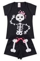 Conjunto Infantil Menina Esqueleto Conjunto Infantil Menina Esqueleto