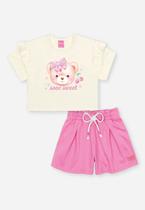 Conjunto Infantil Menina Estampado Cinti Conjunto Infantil Menina Estampado Cinti