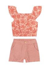 Conjunto Infantil Menina Estampado Cropped Colorittá ROSE