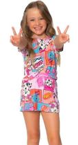Conjunto Infantil Menina Festa Blusa + Short Trick Nick Rosa