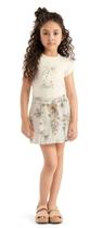 Conjunto Infantil Menina Flor Colorittá Bege 12 Conjunto Infantil Menina Flor Colorittá Bege 12