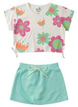 Conjunto Infantil Menina Flores