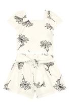 Conjunto infantil menina florido Mundi