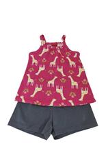 Conjunto Infantil Menina Girafinha Rosa - Kyly