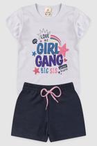 Conjunto Infantil Menina Girl Gang Conjunto Infantil Menina Girl Gang