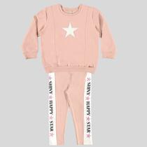 Conjunto Infantil Menina Glinny Molecotton Felpado (Ref: 21472)