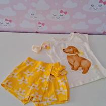Conjunto infantil menina Glinny Conjunto infantil menina Glinny