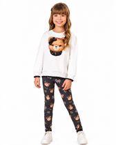 Conjunto Infantil Menina Infanti Branco - 89753