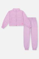 Conjunto Infantil Menina Jaqueta E Calça Glitter Lilás Mundo Cinti Conjunto Infantil Menina Jaqueta E Calça Glitter Lilás Mundo Cinti