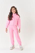 Conjunto Infantil Menina Jaqueta E Calça Glitter Rosa Mundo Cinti Conjunto Infantil Menina Jaqueta E Calça Glitter Rosa Mundo Cinti