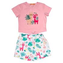 Conjunto Infantil Menina Lhama Conjunto Infantil Menina Lhama