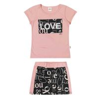 Conjunto Infantil Menina Love Elian Rosa