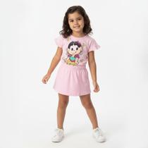 Conjunto Infantil Menina Magali 100% Algodão Malha Conjunto Infantil Menina Magali 100% Algodão Malha