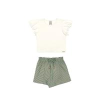 Conjunto Infantil Menina Malha Florence Alakazoo Ref. 46798 Conjunto Infantil Menina Malha Florence Alakazoo Ref. 46798