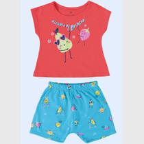 Conjunto Infantil Menina Malwee Alegria de Brincar