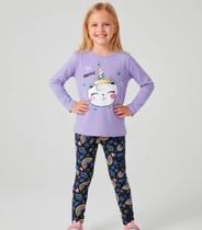Conjunto Infantil Menina Meia Estação Laluna Roxo Conjunto Infantil Menina Meia Estação Laluna Roxo