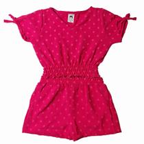 Conjunto Infantil Menina Mini Diva Verão Short Blusa Cropped