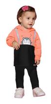 Conjunto Infantil Menina Moletom Escolar Forrada Flanelada Conjunto Infantil Menina Moletom Escolar Forrada Flanelada