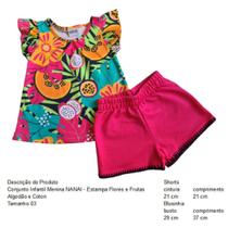 Conjunto Infantil Menina NANAI - Tamanho 3