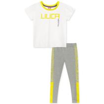 Conjunto Infantil Menina Neon - Branco - 8